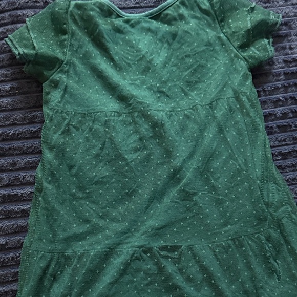 Teal Dress with Butterfly Appliqués. - Picture 5 of 6